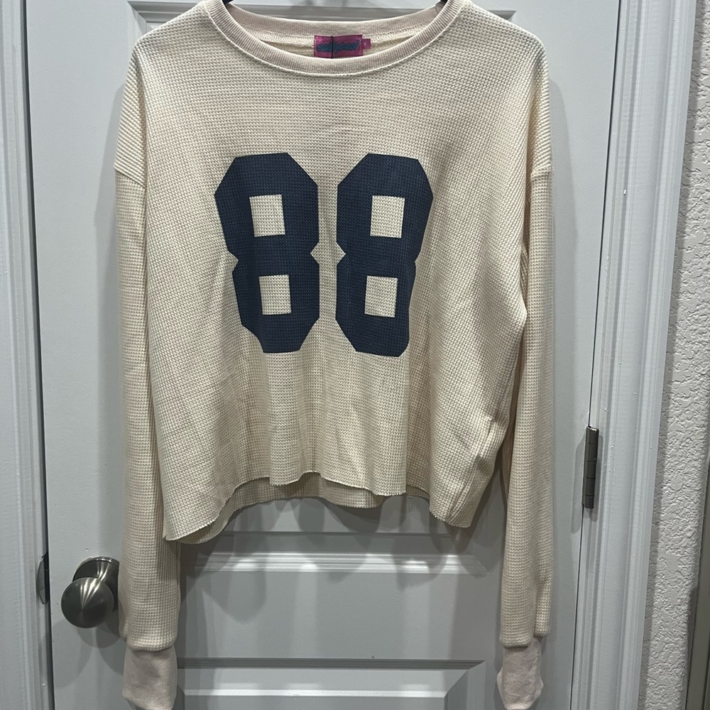 Edikted 88 Waffle Long Sleeve T Shirt